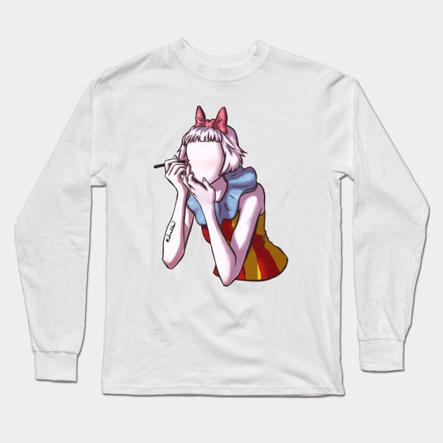 Blanca Long Sleeve T-Shirt by Nocturnal Virus